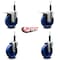 Service Caster 5'' Solid Poly Swivel 3/4'' Expanding Stem Caster Set 2 Total Lock Brakes, 4PK SCC-EXTTL20S514-SPUS-2-S-2-34 - alternate 2